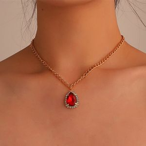 Elegante micro-set zirkoon hanger ketting voor vrouwen bruiloft bruids vintage luxe sleutelbeen ketting sieraden accessoires