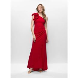 Elegante feestavond één schouder sexy rode lange jurken voor formele ocns mouwloze zeemeermin prom -jurk vestidos