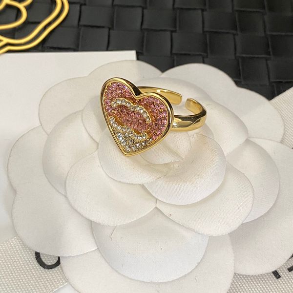 Élégant rose amour anneau de créateur de bijoux de bijoux Sélection de qualité cadeau cadeau haut de gamme