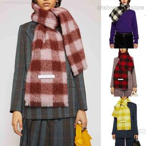 Élégant foulard AC Minère de luxe Hijab hiver châle Fashion Long Tassel Street Cashmere Plaid