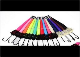 Elegante paraguas de encaje semimático Fancy Sunny and Rainy Pagoda Umbrellas 11 Colores disponibles HHDCT V3U689288397
