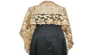 Elegante Pailletten Glitter Avondjurk Sjaal Dames Kwastje Feest Wraps Bruids Bruidsmeisje Bruiloft Bolero's Bolero's Capes 2108191565799