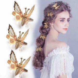 Elegante schudvleugelvlinder haarspeld haarspeld vrouwelijke vintage accessoires trillende vlinder zijklem bewegende vlinder haarspeld sieraden