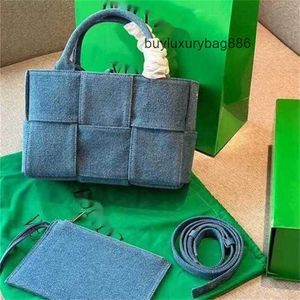 Bolsos de hombro elegantes Bolsos de mano para mujer Bolso de cuero BottegvVeneta Italia Auténtico bolso de moda Diseñador de mezclilla Mujer Diagonal Portátil Vaquero Y 19OJK WN-DPMA