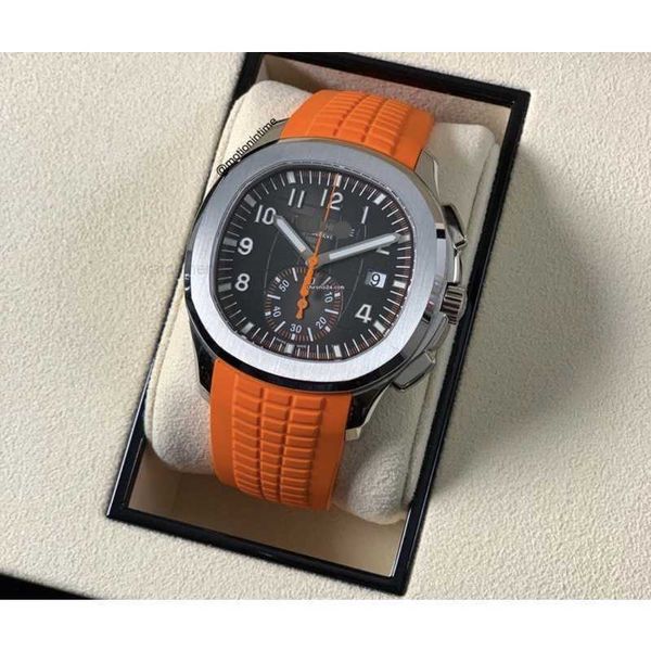 Elegantes relojes de pulsera con cronógrafo deportivo Peta P 5968 Automatic Gents Designer Luxury Style Choser