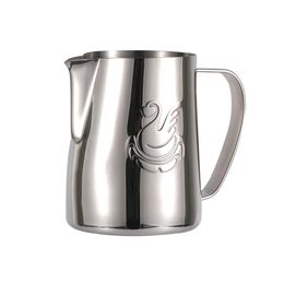 Elegante zwaan roestvrijstalen koffie Pitcher Milk Frothing Cup 400 ml/600 ml Cream Maker Barista Craft Espresso Latte Art Jug 240410