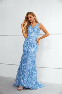 Elegante temperamentjurk Fashion Mermaid Taille Show Thin Evening Prom -jurk M301103
