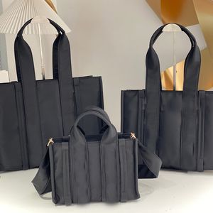 Élégant vintage dame sac fourre-tout en nylon designer haute qualité miroir fourre-tout plus léger 42CM causal femmes luxe sac à main épaule sac à main mode grande capacité sacs à provisions