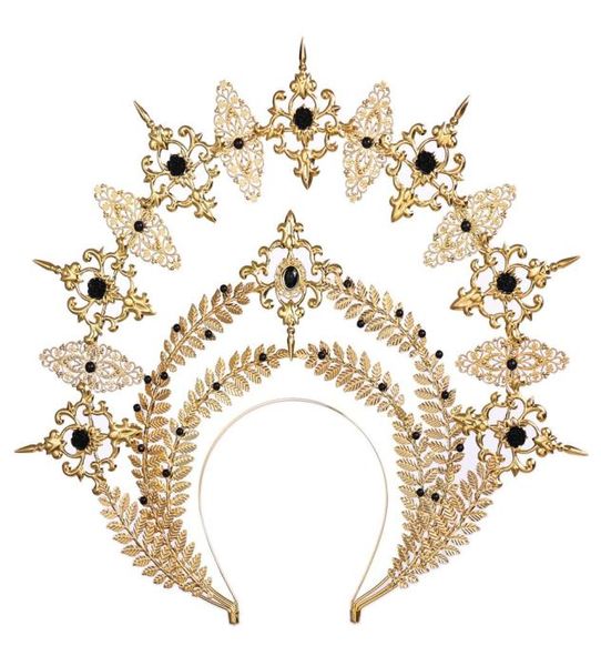 Elegante diadema de Halo de la Virgen María, accesorios de disfraz, Tiaras, tocado de corona, tocado de Ángel, princesa, Cosplay, ropa para la cabeza 6895864