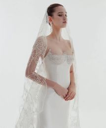 Robe de mariée élégante tache appliquée blanche sans manche ouverte 2024 Longueur de sol