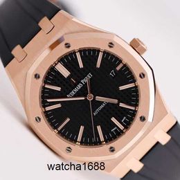 Elegante polshorloge racepolshatches AP Epic Royal Oak Series 15400or Mens Watch Rose Gold Automatisch mechanisch Zwitsers Beroemde horloge luxe sporthorloge met een diam