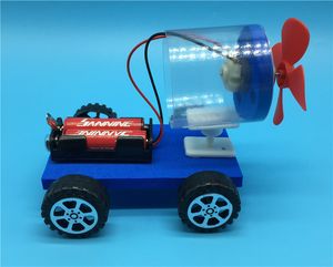 Elementair Student Benefit Wijsheid Speelgoed Technologie DIY Materiaal Montages Aerodynamic Vehicle Science Experiment Kleine uitvinding