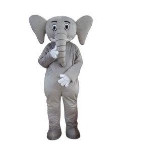 Elephant Mascotte Costume Fantaisie Dessin animé Animal sauvage Grand Événement Evénement PerformanceCostume Costumes Costumes Unisexe Adultes