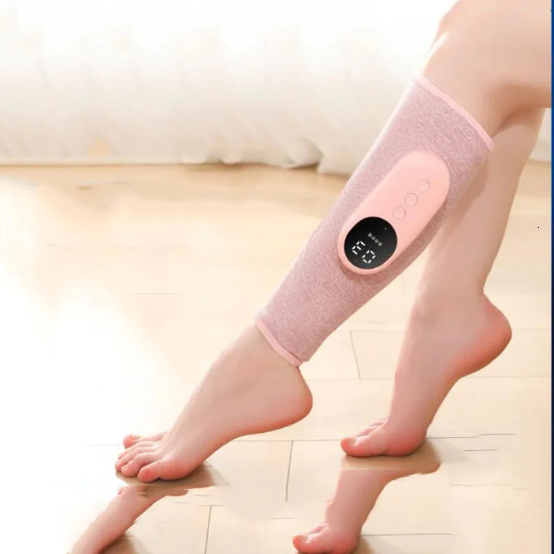 Elettrico 360° Massaggiatore per polpacci con pressione dell'aria 3 modalità Pressoterapia Piedi wireless Massaggio per le gambe Circolazione sanguigna muscolare Alleviare il dolore 240305