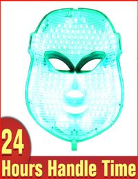 Eletrict LED Face Care Wrinkle Acne Removal Antiaging PDT Skin Rejuvenation 7 Colors Pon Facial Mask9889505