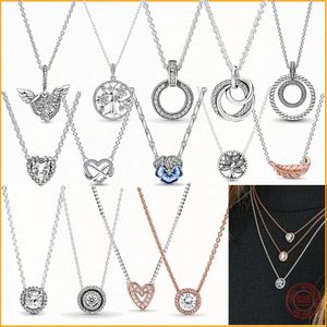 Verhoogde hartketting en oorbel set 925 Sterling zilver geschikt voor dames verjaardagscadeau sieraden 24052222