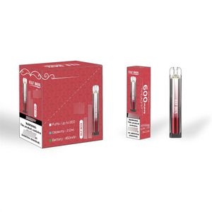 ELF BOX 600 bouffées de cigarettes électroniques jetables, stylo vape léger, vapes jetables 2ml 450mah