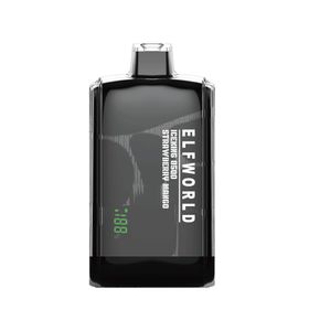 ELF WORLD 8500 bouffées de vape jetables, cigarette électronique avec batterie rechargeable de 550mAh, barre de dosettes préremplie de 17ml