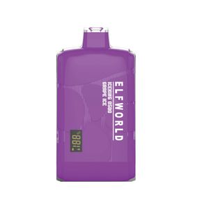 ELF WORLD 8500 bouffées Vape jetable avec écran d'affichage fournisseur en gros boîte Bar Vape cigarette électronique