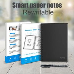 Elfinbook Smart Reusable Spiral A5 B5 Notebook Paper Notebook Journal Drawing Pocket Book tel que Rocketbook 240506
