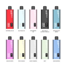 ELFWORLD 8000 Bladerdeeg wegwerpvapebladerdeeg 12K vapes wegwerpbladerdeeg E-sigaret met slim scherm 600 mAh 20 ml oplaadbaar Type C OEM 5% 2% 0% NIC