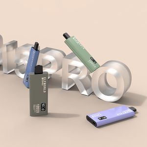 ELFWORLD boîte numérique Kit de Vape jetable 12000 bouffées bobine de maille vaporisateurs de stylo rechargeables 12K bouffée E Cigarettes