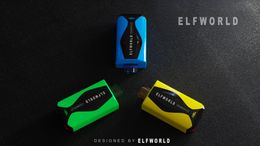 ELFWORLD jetable Vape Cyber Car 15000 15K bouffées double maille bobines 5% Nic Vapes Cigarette électronique 20ml narguilé stylo Stock