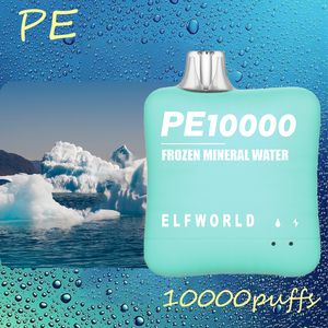 Elfworld PE 12000 Puffs 22 Saveurs 500mAh 0%2%5% 18ml Oreiller prérempli Style design mince bouffée confortable au toucher des lèvres Livraison rapide vepe pi 9000 vente en gros vape jetable