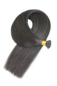 Elibess marque cheveux vierges couleur naturelle bâton de kératine je pointe cheveux indiens 100 extensions de cheveux humains remy 1gr 150gr lot express gratuit