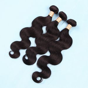 Elibess 100g 3pcs grade 8a body wave virgin hair extensions braziliaanse 100 menselijk haar weave Peruaanse menselijk haar bundels natuurlijke kleur