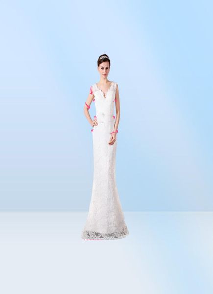 Elie Saab 2019 nouvelles robes de soirée bleu clair une ligne bijou cou formelle robe de bal dentelle appliqué perles robes de soirée 1606741