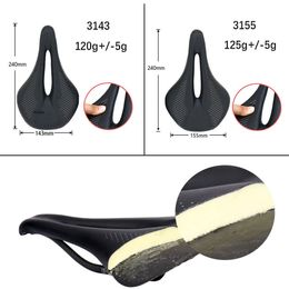 Elitaone Sella par Bic da Strada 240x143mm Mtb Selle en Carbonio Cuscini Morbidi par Cuscin del Sedile 96g