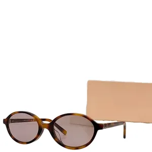 Elite designer zonnebril voor dames miu metalen frame man zonnebril UV 400 gepolariseerde lunettes de soleil zomer casual brillen vintage hj088 H4