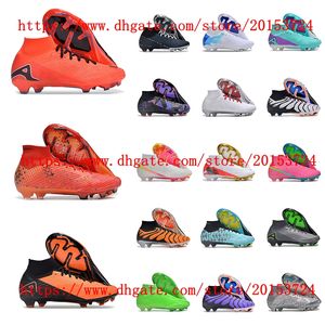 Elite FG Bondée Pack Men's Boys Soccer Shoes Cleats Top Quality Football Boots Sneaker Women Taille 35-45EUR