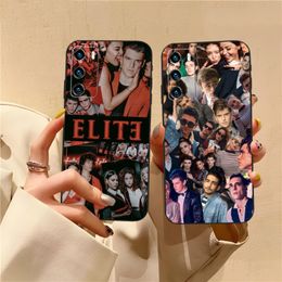 Elite TV Series Téléphone Case pour Huawei P50 P40PRO P40 P30 P20 P10 P9 Pro Plus P8 P7 PSMART Z 2022 Nova 8 8i 8pro 8se Couverture arrière