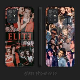 Elite TV Series Téléphone Case Glass pour Huawei P30 P40 P50 P20 Proplus Lite Mate 40pro 30 20 Nove 9se 9 8 7 Pro Cover
