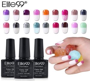 Elite99 10ml Snowy Thermal Chameleon Gel Temperatuurverandering Kleur Gel Polish DIY Nail Art Mood Kleur Veranderende UV Varnish1557927