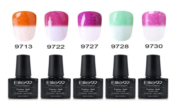 Elite99 5 pièces vernis à ongles thermique vernis à ongles 10 ml tremper la température couleur changeante UV ongles manucure vernis Gel Varnish4599052