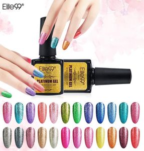 Elite99 PEINTURE PLATINUM VARNIS HYBRIDES GEL POLIDE DE CONSEUX ENSEMBLE Nails de paille