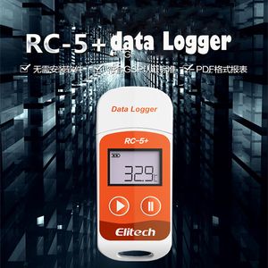 Elitech USB registrador de datos de temperatura Sensor de temperatura registrador de temperatura registrador Termometro rc-5 + registrador de datos digital