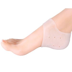 Elitzia ETFT012 cuidado de los pies talón hidratante funda protectora de silicona transpirable con agujeros uso diario