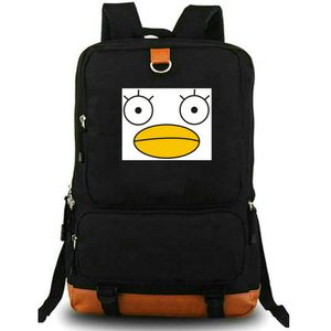 Elizabeth rugzak Gintama dagrugzak Duck schooltas Cartoon Print rugzak Vrijetijdsschooltas Laptop dagrugzak