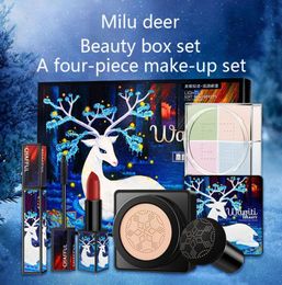 Elk Makeup Set Lipstick Mascara en poudre lâche BB CRAME SMAL MUSHOMME AIR COSSION KIT COSMETIQUE VENDRE Q14973304