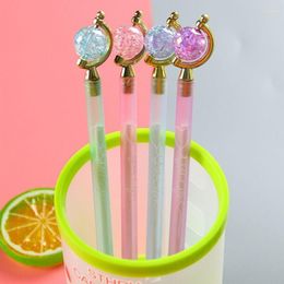 Ellen 1 STUKS Briefpapier Leuke Crystal Globe School Office Kawaii Levert Zoete Mooie Mooie Candy Gel Pen