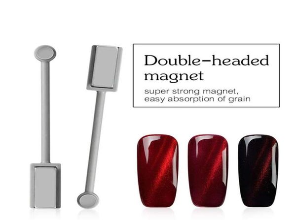 Ellwings 3d DIY Doublehed Magnet Manucure Tool pour Cat Eye UV Rolit ongle Strong Magnetic Gel Varnish Nail Design328N9549968