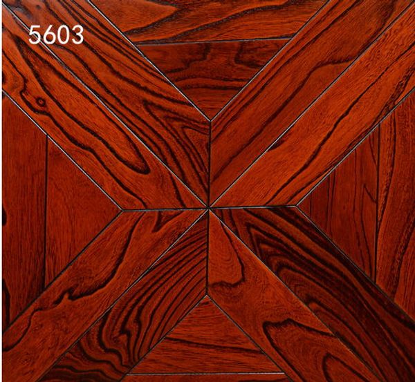 Color rojo antiguo acabado superficie olmo pisos de madera de ingeniería piso de madera parquet azulejo medallón incrustaciones borde decoración del hogar fondos papel tapiz cerámica alfombras