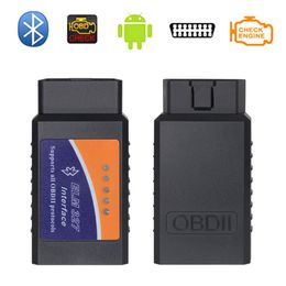 ELM327 OBD2 OBDII Bluetooth5.1 Scanner Adapter Code Reader voor iOS Android Windows, Auto Car Diagnostic Code Reader Scanning Tool