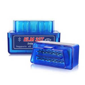 Elm327 Obd2 Scanner Bluetooth/Wifi V1.5/V2.1 OBD outil de Diagnostic de voiture lecteur de Code pour Android Windows Symbian anglais Mini