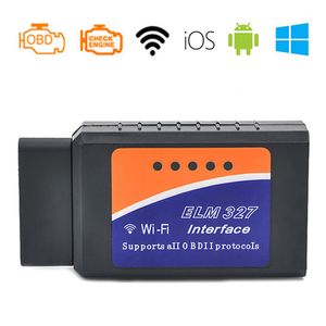 Auto WiFi OBD Scanner ELM327 OBD2 WiFi V1.5 Tool de diagnostic de voiture Elm 327 Code Reader Android / iOS / Windows