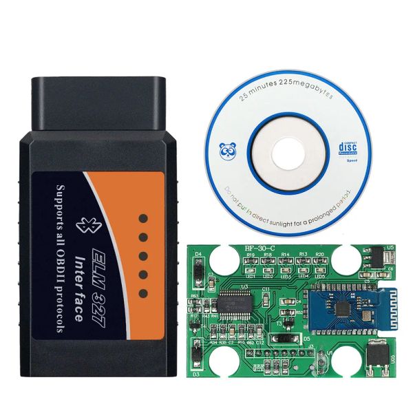 ELM327 V1.5 PIC18F25K80 ELM 327 V1.5 Bluetooth OBD2 Scanner Elm 327 WiFi 1.5 Auto Diagnostic Tool OBDII pour Android / iOS / Windows